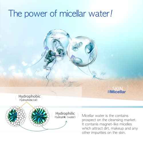 Epielle Micellar Makeup Remover Wipes, Gentle & Hydrating Daily Facial Cleanser Towelettes, Remove Dirt, Oil, Waterproof Mascara, Stocking Stuffers, Thanksgiving Essentials, 30 Count (Pack of 4)