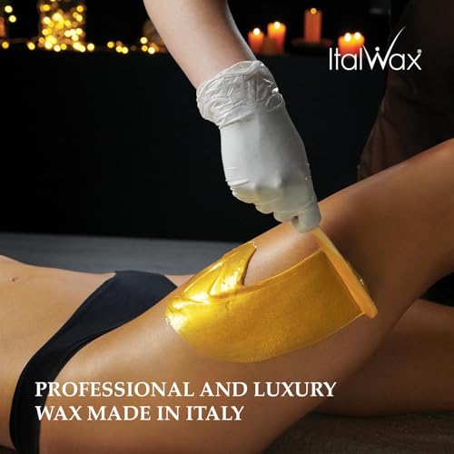 Italwax Luxury Full Body Wax - 1kg / 2.2lb - Hard wax beads for hair removal - Unscented - ideal for sensitive skins - Depilatory Cream, Film Wax - Full Body Wax Limited Edition