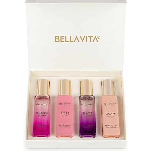 Bellavita Luxury Women's Perfume Gift Set - 4x20ml