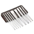 Pedicure Knife Kit 9Pcs, Nail Knives Tools, Foot Care Supplies with Storage Bag
