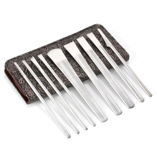 Pedicure Knife Kit 9Pcs, Nail Knives Tools, Foot Care Supplies with Storage Bag