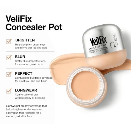 Pudaier Cream Concealer Pot - Lightweight, Buildable Coverage, 32 Shades