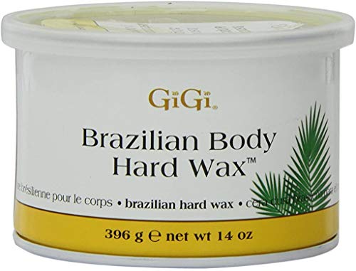 Gigi Tin Brazilian Body Hard Wax 14 Ounce (Pack of 2)