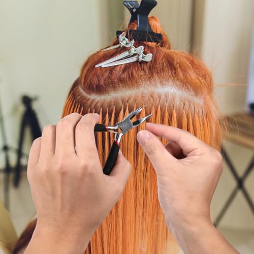 Hair Extension Pliers Tool – Professional Steel Beads Kit