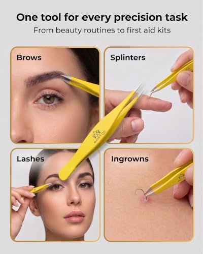 Majestic Bombay Fine Point Tweezers | Precision Stainless Steel