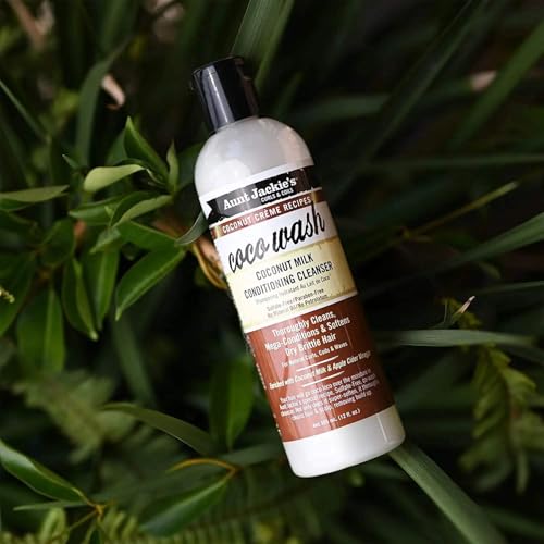 Aunt Jackie's Coconut Coco Wash Coconut Milk Conditioning Cleanser, 12 Oz