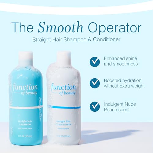 Function of Beauty Straight Hair Shampoo & Conditioner Set