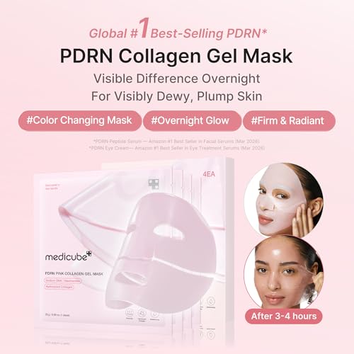 Medicube PDRN Pink Collagen Jelly Gel Overnight Mask (4 Pack)