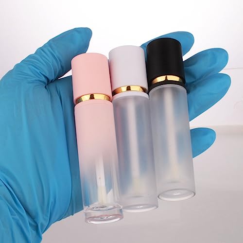 COSIDEA 8PCS Empty gradient Pink Lip Gloss Tubes 8ml lipgloss Tube with Wand Applicator for Lip oil tint bottles container