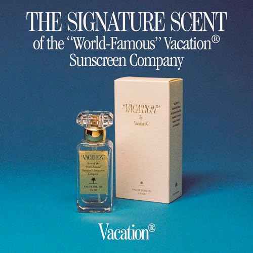 VACATION Sunscreen Eau de Toilette, Beach Coconut Perfume for Women & Men, Scent of Sunscreen & Summer, Travel Size, 1 Fl. Oz.