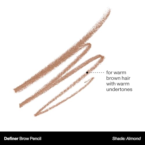 Morphe Dual-Ended Eyebrow Pencil & Spoolie - Precise Shaping & Filling - Almond