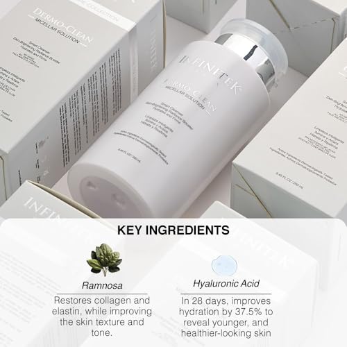 Infinitek Paris Dermo-Clean Micellar Water - 250ml Makeup Remover