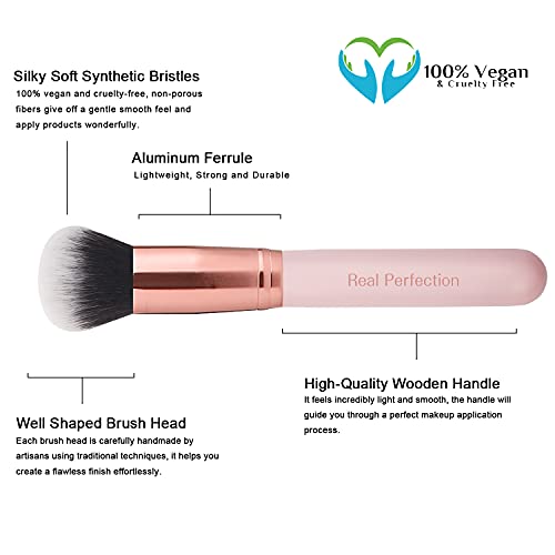 Real Perfection 16-Pc Makeup Brush Set with Eyebrow Razor