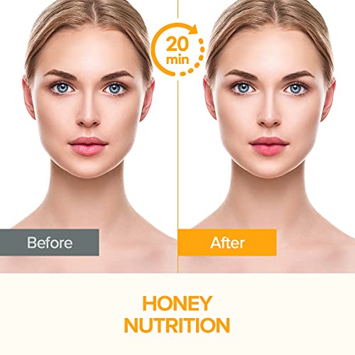 JMsolution Honey Royal Propolis Ampoule Korean Skincare Face Mask -Rich Moisturizing boositng Nutrition -10sheets per box For All Skin Type (Honey Royal)