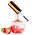 Strawberry Cuticle Oil 15ml with Real Flowers | Hydrating Nail Care