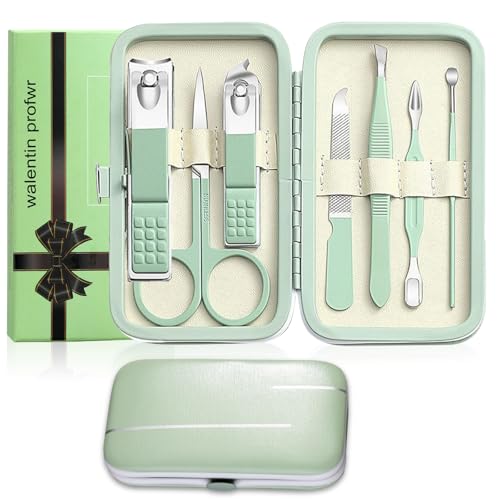 7-Piece Manicure Set with Nail Clippers and Travel Case