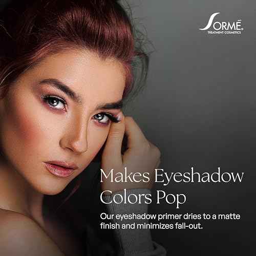 Sorme Cosmetics PRO Eyeshadow, All In One Eye Primer for Smooth and Crease-Resistant Eye Makeup, Waterproof and Long Lasting, Nude Translucent Shade, More Vibrant Makeup Color