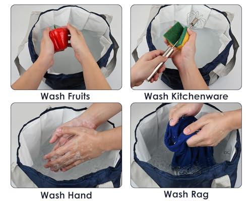 Collapsible Foot Soaking Tub - 4.7 Gallon Portable Wash Basin