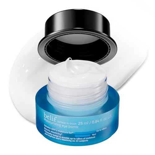 belif Peptide Eye Bomb, Anti-Aging Eye Cream for Wrinkles, Fine Lines, Crow¡¯s Feet & Eye Bags, 48hr Hydration with Ceramide, Squalane, Caffeine, Dermatologist-Tested Korean Skincare, 0.84 fl.oz