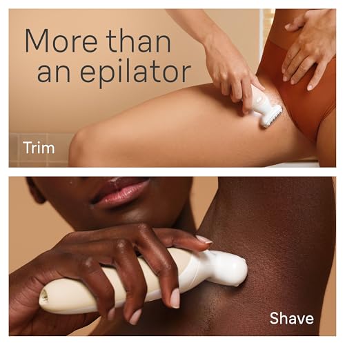 Braun Silk-épil 9 Flex Epilator with Shaver & Trimmer Comb, Gold