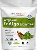 Vitamatic Organic Indigo Powder 1 lb – Natural Hair Dye