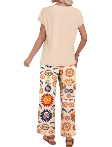 WIHOLL Women's Two Piece Summer Outfit Set