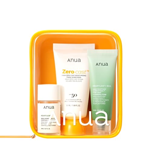Anua Sun-Ready Travel Kit - SPF 50 Sunscreen & Double Cleanse