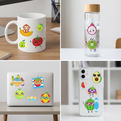 96 Pcs Fruit Temporary Tattoos for Kids - Summer Party Favors