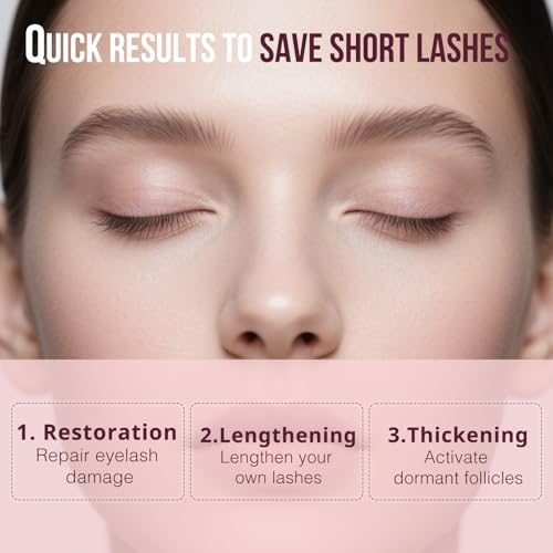 Eyelash Growth Serum for Thicker,Longer lash and Eyebrow Unidollss Lash Serum for Eyelash Growth Visible Results in 4 Weeks Lash Enhancing Treatment with Nourishing Botanical,Vegan & Cruelty-Free 3ml