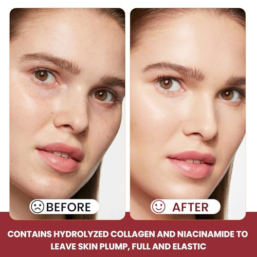 Bio-Collagen Real Deep Masks 12PCS Collagen Face Mask Skin Care Sheet Overnight Skincare Hydrating Smile Line Patches Wrapping Lift Stocking Stuffers Birthday Gifts for Teen Girls