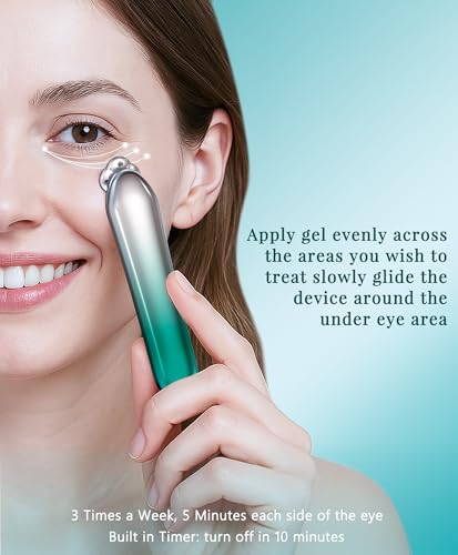 ALUSHEE 2-in-1 RF Microcurrent Eye Device for Puffiness & Wrinkles