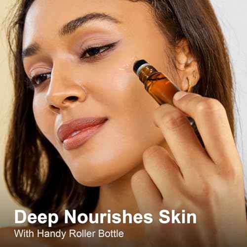 Castor Oil EWG Verified 4oz Glass Bottle - 100% Pure, Cold Pressed, Hexane Free, Virgin Caster Oils for Face, Eyelash, Eyebrow, Hair - with Lash Starter Kit & Empty Roller Ball Bottle