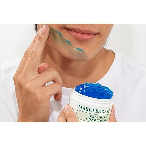 Mario Badescu Pre-Shave Conditioner - Soothing, Botanical-infused Pre Shave Gel for Your Best Shave Yet - Preps, Primes, and Softens Skin and Hair
