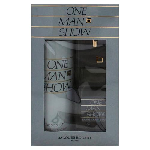 Jacques Bogart One Man Show 2-Piece Gift Set | 3.3oz EDT + 6.6oz Body Spray