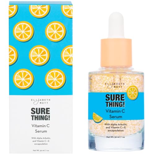 Elizabeth Mott Sure Thing Vitamin C Serum for Face ? Lightweight Serum for Uneven Skin Tone and Smoother-Looking Skin ? Hydrating, Vegan & Cruelty-Free Skincare ? 1 fl oz