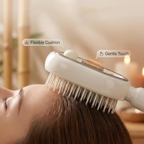 Electric Steam Hair Brush with Red Light & Mist Spray