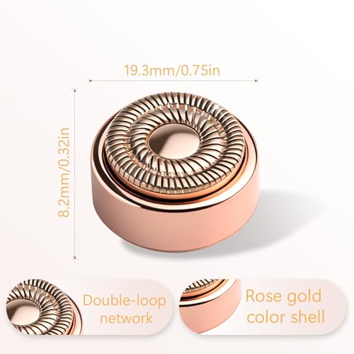 6 Pcs Replacement Heads Compatible with Flawless Hair Removal Gen 2 - Hypoallergenic