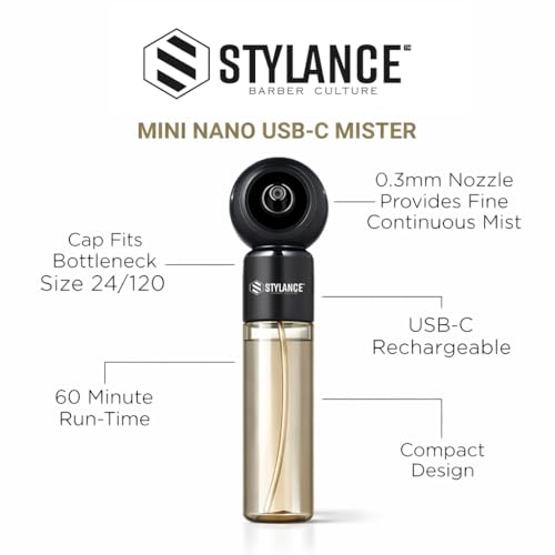 Electric Barber Spray Bottle – Rechargeable Fine Mist Atomizer 120ML