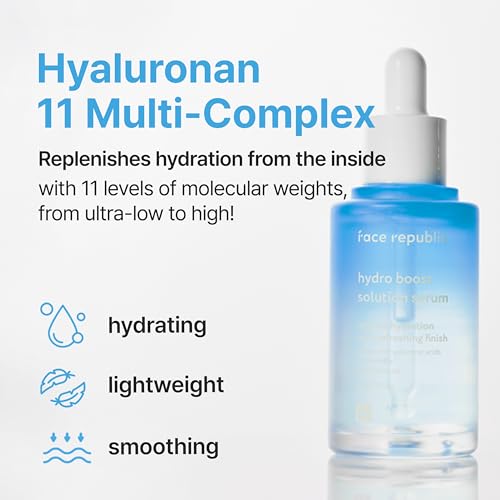 Face Republic Extra Hydration - Hydro Boost Solution Serum + Hydro Barrier Ceramide Cream | Dry, sensitive skin