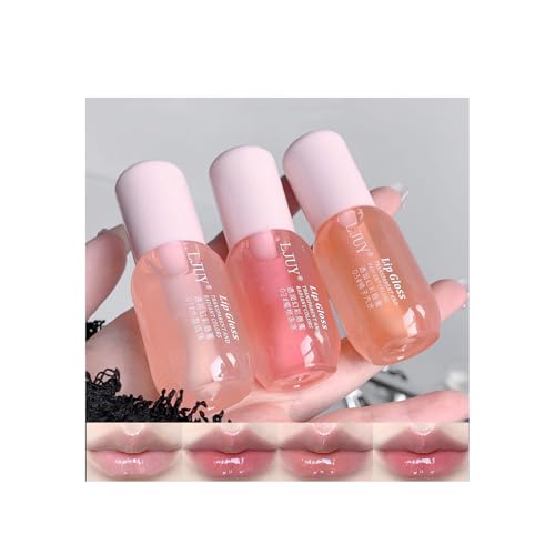 Hydrating Lip Gloss Oil Set - 3pc Clear & Tinted