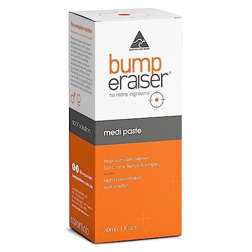 Medi Paste 1.0 fl oz ? Concentrated Overnight Spot Treatment for Ingrown Hairs, Razor Bumps & Pimples | No Harsh Alcohol | Made in Australia