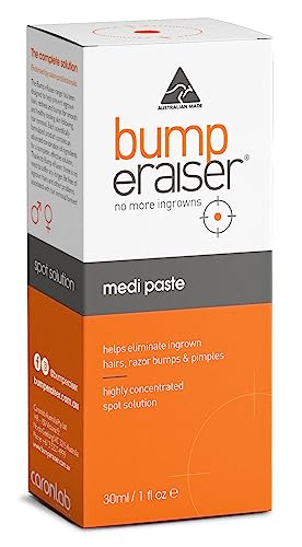 Bump eRaiser Medi Paste for Ingrown Hair & Razor Bumps - Tea Tree & Vitamin A, 1 Fl Oz