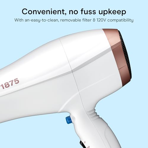 Conair 1875W Double Ceramic Hair Dryer with Diffuser & Concentrator