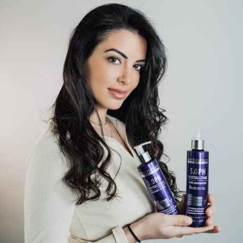 abril et nature - Professional Shampoo 5.0 PH Revitalizing - Protect and Maintain Your Color - Long Lasting - Sulfate and Paraben-Free - Professional Hairdressing Treatment - Greater Shine - 1000 ml