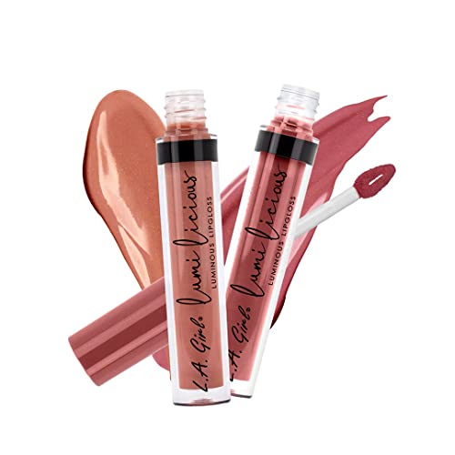 L.A. Girl Lumilicious Luminous Lipgloss, Peach GLG941