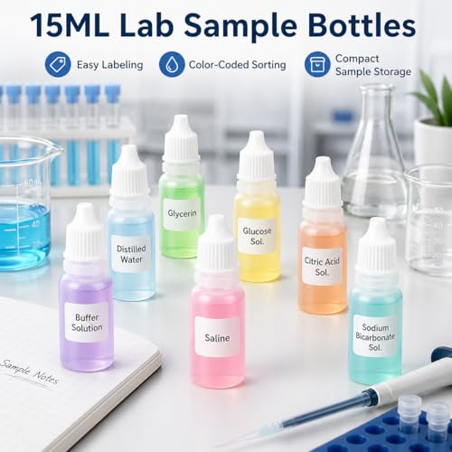 15ml Dropper Bottles (5-Pack) Eye Drops & Essential Oils