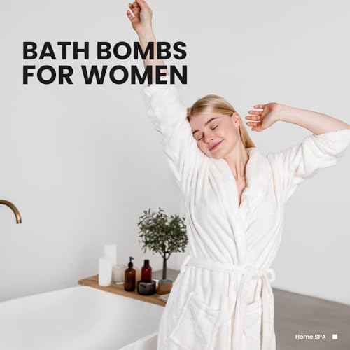 Bath Bombs for Women, BODY & EARTH 10 X 3.5 oz Ocean Bath Bomb Gift Sets Essential Oils Handmade Birthday Gift Idea for Family, Women, Men, Mother's Day Gifts for Women