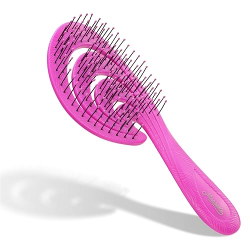 Ninabella Organic Detangling Hair Brush for All Hair Types