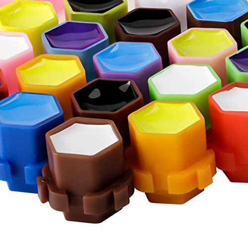 Tattoo Ink Caps 200pcs Anti-Spill Honeycomb Spliceable