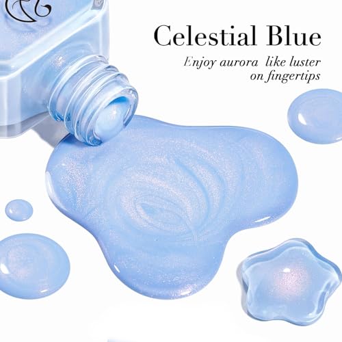 Celestial Blue Quick Dry Nail Polish - 10ml | AZUREBEAUTY